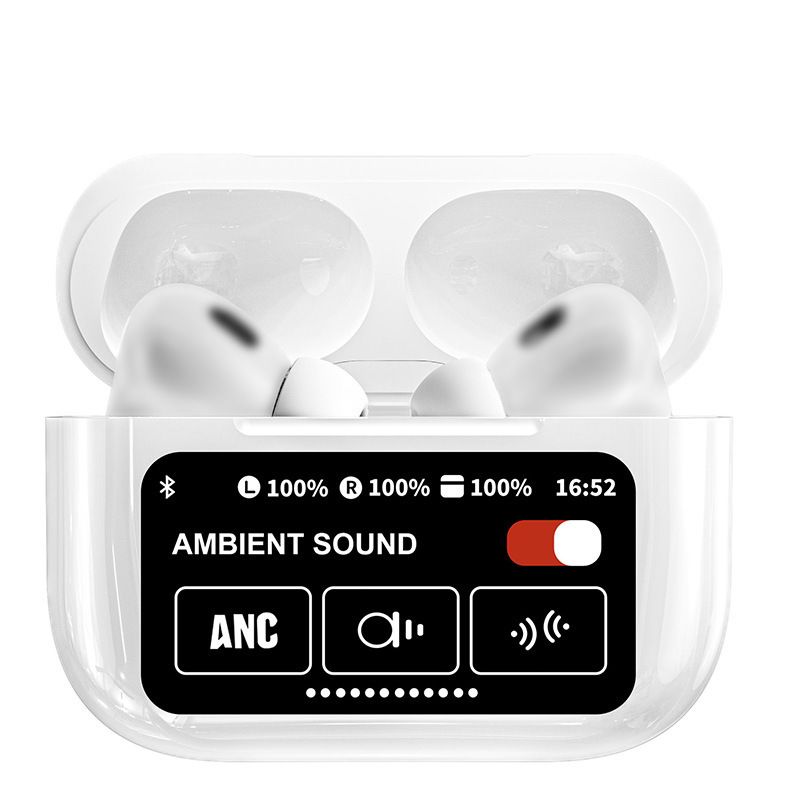 Nouvel écran d'affichage Bluetooth antibruit tactile ANC + ENC pour écouteurs sans fil de qualité sonore intra-auriculaire avec haute_voghion.com