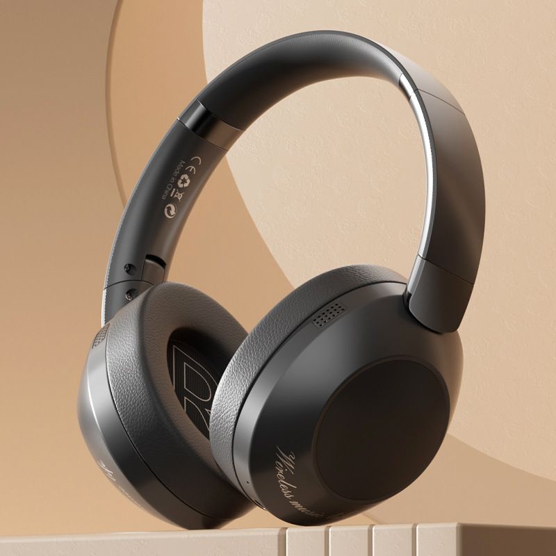 Rotatable Over-Ear Bluetooth Headphones With Noise Cancellation 50h Playtime Hi-Fi Sound For Music/Gaming Foldable Wireless Headset_voghion.com