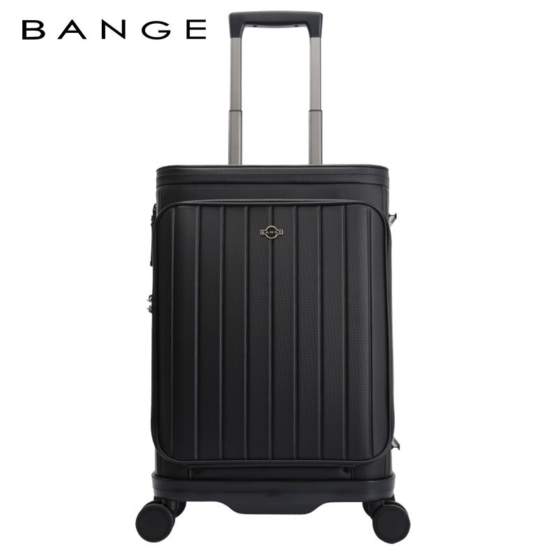 Leichter, luxuriöser, modischer Trolley mit fortschrittlichen, leisen Rädern, für Geschäftsreisen, große Kapazität, Passwortschloss, kann an Bord genommen werden, 20 Zoll_voghion.com
