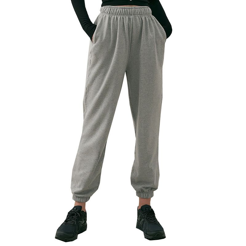 Clearance Bargain Terr European And American INS Women's Fashion Export High-Waisted Pants Jogger Long Sweatpants_voghion.com