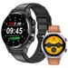Smartwatch With Built-in TWS Earbuds – Bluetooth Calling, NFC, Health Monitoring (Blood Pressure/SpO2), 14-Day Battery, IOS/Android Compatible_voghion.com
