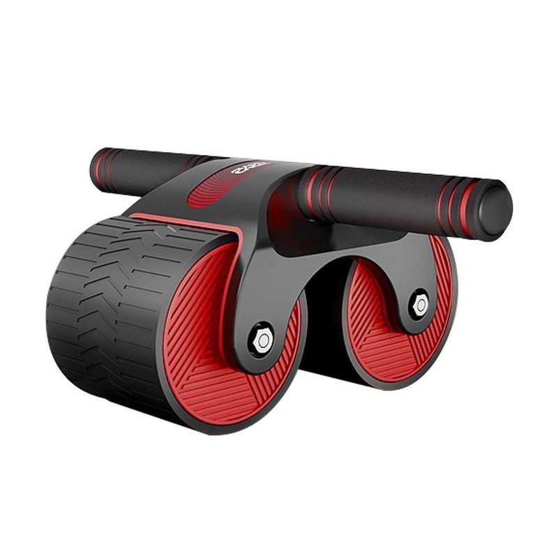 Ab Wheel Roller Automatic Rebound Belly Wheel Mute Abdominal Wheel Exerciser Muscles Bodybuilding Home Gym Fitness Equipment_voghion.com