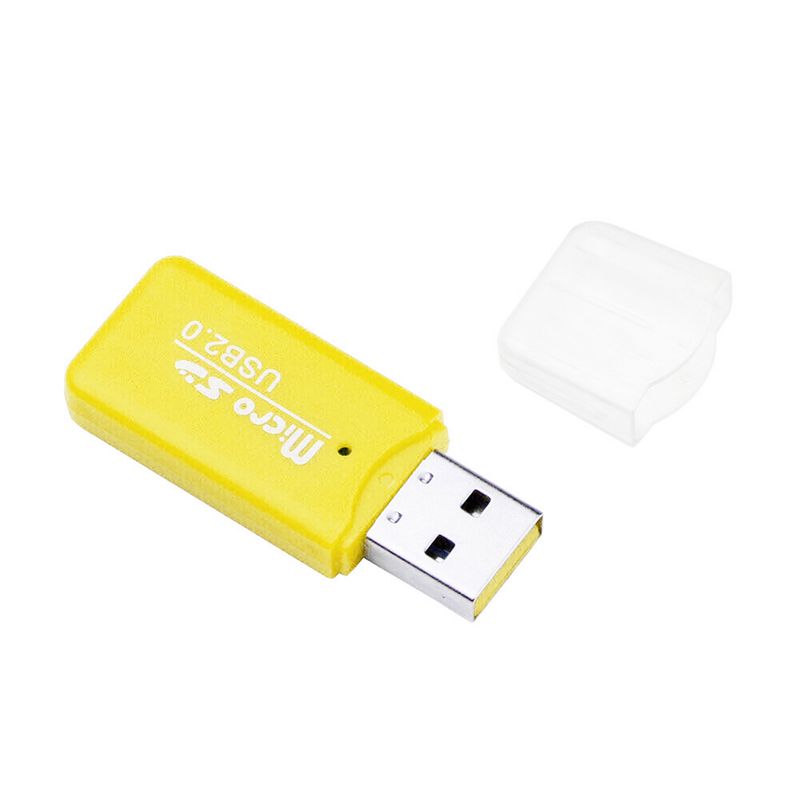 Mini Portable USB 2.0 TF Micro SD Memory Card Reader for PC Laptop Computer_voghion.com