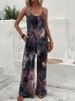 2024 Dames Jarretel Bedrukte Contrasterende Jumpsuit_voghion.com