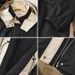 Women's Clothing fat MM large size patchwork windbreaker waist warm windproof simple jacket _voghion.com