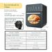 10L Large Capacity Air Fryer Oven With Touchscreen, Non-Stick Basket, Visual Window, Healthy Cooking, For Family Use_voghion.com