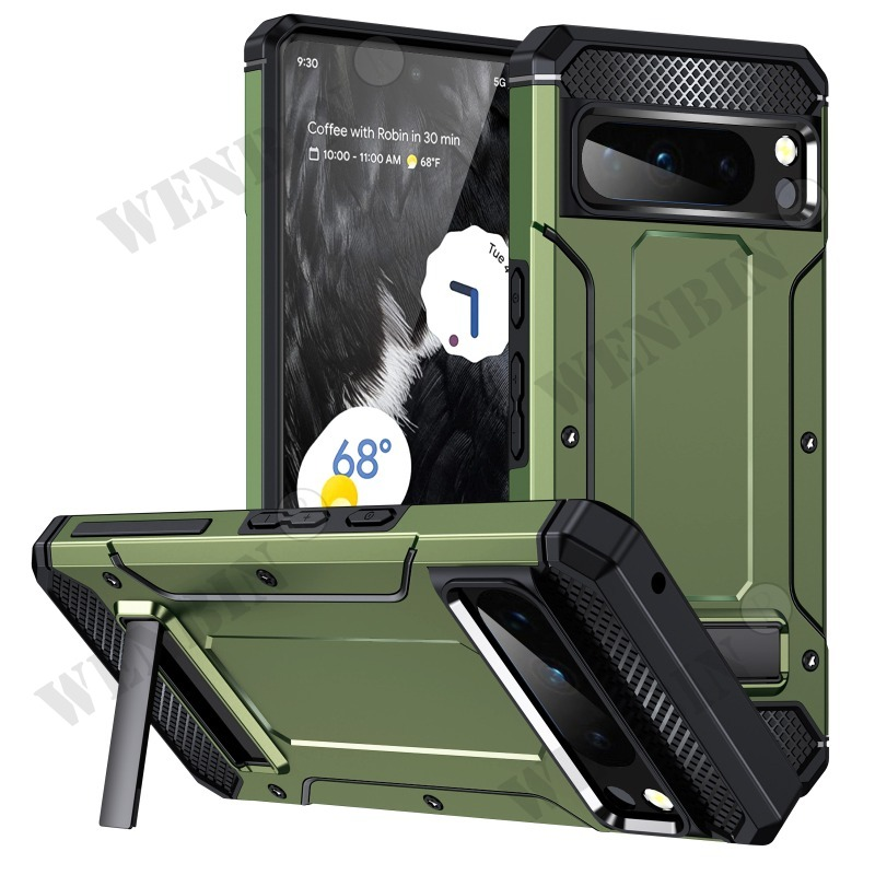 Carcasă pentru Google Pixel 8 Pro 8 7 Pro 7 7A, protecție de calitate militară, subțire, durabilă, cu suport rigid_voghion.com