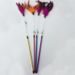 Colorful Spring Bell Feather Wand Teaser Rod Cat Toy_voghion.com