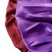 Single Layer Wide Brim Shower Cap - 32cm Satin-Lined Hair Protector With High Elastic Band For Women_voghion.com