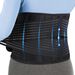 Back Support For Lower Back Pain Relief - Ergonomic Lumbar Support Belt 6 Curved Steel Strips Adjustable Breathable Fits Men And Women_voghion.com