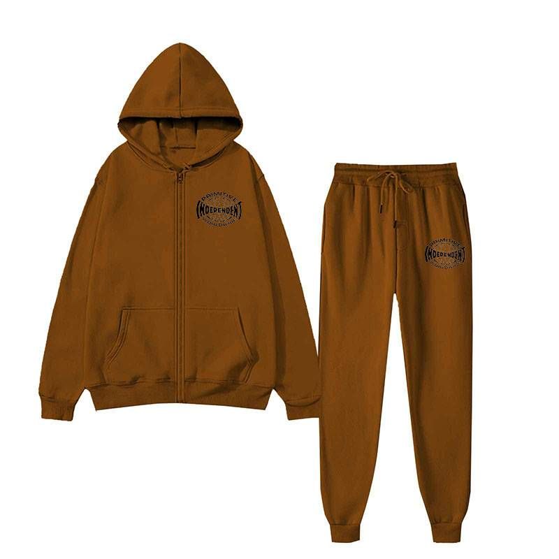 Herrenbekleidung Herbst Revers Langarmhemd Hose Pendeln All Match Anzug_voghion.com