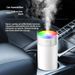 New Colorful Cup Humidifier With LED Mood Light & Timer – Portable USB/Battery-Powered For Car, Home & Office – Large Mist Output & Ultra-Quiet_voghion.com