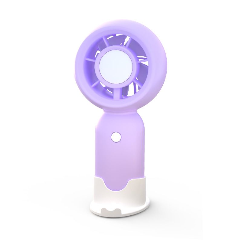 Candy Color Handheld Mini Fan Wih Sand, Rechargeable Porable Suden Deskop Dormiory Oudoor Binge-Waching_voghion.com