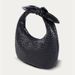Elegant Woven Bags For Women Autumn And Winter Woven Pattern PU Handbag Half Moon Women's Bag_voghion.com