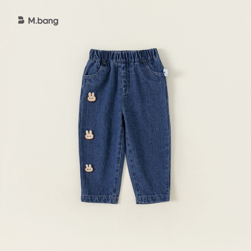 Children's Casual Pants Children's Spring And Autumn Girls Jeans Plus Fleece Pants_voghion.com