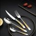 【New European Style】High-end Food-grade Stainless Steel Western And Fork Set Thickened Steak Knife For Commercial Use_voghion.com