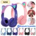 Nouveau casque Bluetooth P47M oreilles de chat vente chaude casque stéréo Bluetooth 5.0 pliable lumineux enfichable_voghion.com