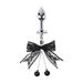 White Lace Bow Bell Anal Plug Erotic SM Flirting Stimulating Nipple Clamps Vaginal Clips_voghion.com