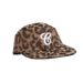 Leopard Print Flat-Brim Baseball Cap Women's 2025 Fall/Winter New Letter Embroidery_voghion.com