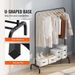 Clothing Bedroom For Room Clothes Rack Hanging Duty And Bottom Rack Guest Area Clothing Garment Rack With Rod Heavy Storage_voghion.com
