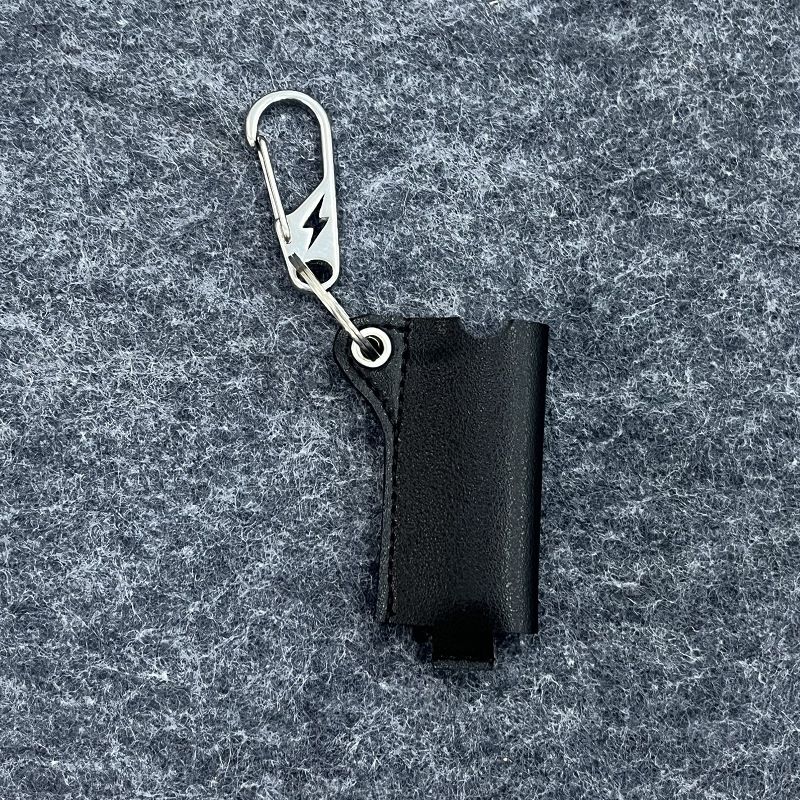 Portachiavi con custodia protettiva in pelle creativa per accendino, ciondolo alla moda per persone che indossano accessori per accendini._voghion.com