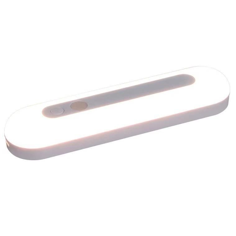Luce notturna a LED ricaricabile a induzione del corpo umano Luce USB dimmerabile continua Protezione degli occhi Luce da lettura per comodino Armadio_voghion.com