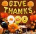 Thanksgiving Party Decorations - Turkey Maple Leaf Pumpkin Latex Balloon Set With "GIVE THANKS" Balloons_voghion.com