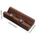1 espositore per anelli in legno di noce vintage con scanalatura a V, base portaoggetti per orecchini, gioielli, espositore per anelli_voghion.com