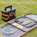 100W 18V Portable Solar Panel; Flashfish Foldable Solar Charger With 5V USB 18V DC Output Type-C Output Compatible With Portable Generator; Smart_voghion.com