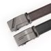Men's Leather Belt Business Casual Double Line Automatic Buckle Belt Laser Iron Buckle Trouser Belt_voghion.com