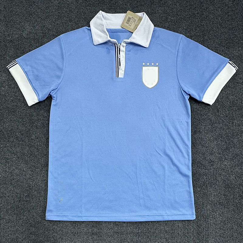 Camiseta de fútbol uruguaya de edición limitada, manga corta, para adultos, versión tailandesa, uniforme de juego azul, pieza única, 24-25_voghion.com