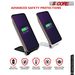 5 Core Fast Wireless Charger 2 Pieces/Qi-Certified 10W Fast Wireless Charging Station with Sleep-Friendly Adaptive Light/Compatible with Samsung Galax_voghion.com