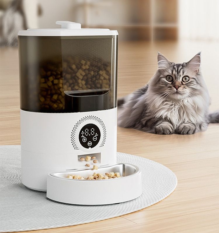 Smart Cat Food, Dog Food, Pet Automatic Feeder, Timing, Quantitative, Large-capacity, Remote WiFi Operation, Feeding_voghion.com