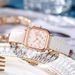 Korean Fashion Simple Love Digital Square Dial Minority Temperament Quartz Watch Student Belt Watch, Women's Watch_voghion.com