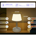 Multifunctional Night Light Desk Lamp Rechargeable Bedroom High-end Feel With Speaker Bluetooth High Appearance_voghion.com