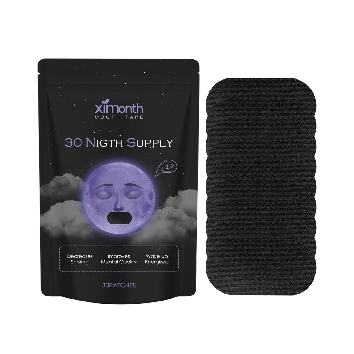 XIMONTH Anti Snoring Sleeping Patch Protects Comfortable Sleep At Night, Relieves Nasal Discomfort And Prevents Snoring Care_voghion.com