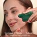 Rena Chris Natural Jade Scraping Manual Stick for Mandibular Shaping and Swelling Facial Massage Skincare Tools (Green)_voghion.com