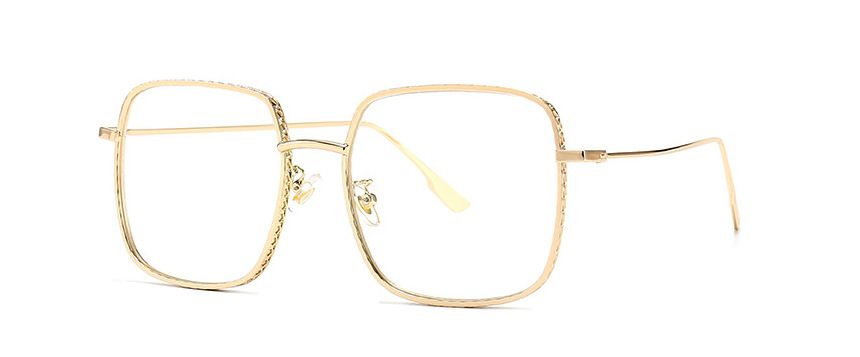 new modern retro square frame sunglasses INS style street style big-name sunglasses 8030_voghion.com