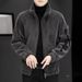 CT Autumn Winter New Turn-down Collar Short Leather Jacket Men's Thickened Shearling Coat Plus Size Trendy_voghion.com