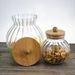 Striped Round Storage Jars - Airtight Containers For Dry Food, Tea, Nuts & Snacks | Large Capacity & Stackable Design_voghion.com