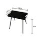 Outdoor Camping Portable Quick-Deploy Lightweight Foldable Multifunctional Carbon Steel Barbecue Table_voghion.com