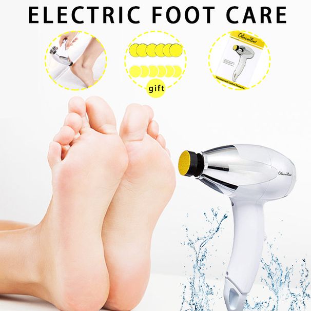Naujas elektrinis pėdų šlifuoklis namams, amerikietiško plokščiojo įdėjimo, negyvos odos šalinimo, nuospaudų šlifavimo ir pėdų taisymo aparatas_voghion.com