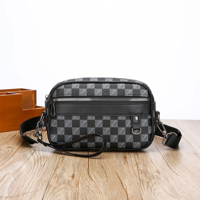 Pochette classique pour homme, sac à main de loisirs multifonctionnel, porte-monnaie à bandoulière pour téléphone portable à la mode_voghion.com