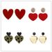 Stylish and simple love series earrings, creative and trendy earrings_voghion.com