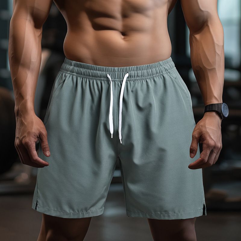 Abbigliamento maschile Pantaloncini estivi di alta qualità Pantaloncini sportivi ad asciugatura rapida Pantaloncini da fitness oversize larghi Pantaloni da spiaggia_voghion.com