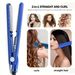 3pcs Hair Styling Kit With Rapid Heating 5 Temp Adjustable Straightener Curling Iron Flat Iron V Brush Travel Home Use Lightweight_voghion.com