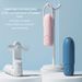 Tragbarer, wiederaufladbarer elektrischer Mini-Luftkühler mit 3 Geschwindigkeiten, kleiner Taschenventilator mit Powerbank und Taschenlampe für Reisen im Freien_voghion.com