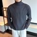 Men’s Slim-Fit High Neck Sweater – 7 Solid Colors, Breathable & Wrinkle-Resistant For Business Casual & Layering_voghion.com