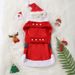 Outfit New 3D Christmas Style Set Hat Transform Into Clothes Teddy Dog Pet_voghion.com