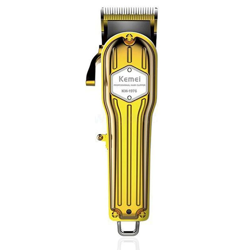 Sladdlös trimmer för män, laddningsbar elektrisk hårklippare Kemei KM-1976_voghion.com